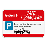 Informatiebord 3:2 reflecterend met je eigen opdruk