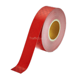 Reflecterende tape rood - rol 45 meter (50mm)