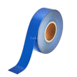 Reflecterende tape blauw - rol 45 meter (50mm)