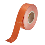 Reflecterende tape oranje - rol 45 meter (50mm)