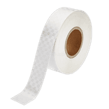 Reflecterende tape wit - rol 45 meter (50mm)