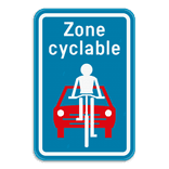 Panneau SB250 - F111 - Zone cyclable
