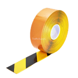 Ruban PermaStripe jaune et noir pour signalisation au sol – 30 m
