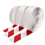 Ruban PermaStripe blanc et rouge pour marquage au sol – 30 m