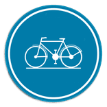 Verkeersbord SB250 D7 - Verplicht fietspad