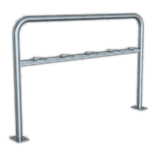 Arceau pour trottinettes électriques en acier - 5 places