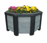 Jardinière carrée Palma – Plastique 100% recyclé