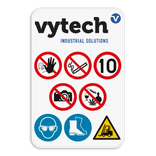 Informatiebord 2:3 reflecterend met je eigen opdruk