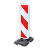 Leitbaken rechts-/linksweisend mit Fußplatte - reflektierend RA1