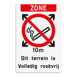 Rookverbodsbord - vlakke uitvoering