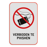 Informatiebord 2:3 reflecterend met je eigen opdruk