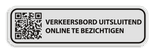 Informatiebord 5:2 reflecterend met je eigen opdruk