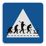 Verkeersbord - Digitale balans