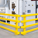 Montant pour rail de protection industriel BLACK BULL XL 1000x80x80mm