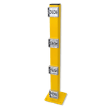 Montant pour rail de protection industriel BLACK BULL XL 1000x80x80mm