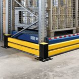 Veiligheidsrailing TS-1 (laag model) - staal/kunststof - midden paal