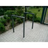 Anlehnbügel Fahrrad (Stahlrohr 60x60mm) 1000x1200mm ohne Querholm - zum Einbetonieren