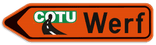 Informatiebord pijl reflecterend met je eigen opdruk