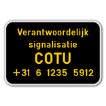 Panneau d'information 3:2 réfléchissant -  impression personnalisée (fichier client requis)