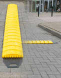 Aufrollbare Temposchwelle 3 m – gelb