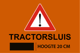 Reflecterende folie FLUOR-Geel met Zwart/Rode print klasse 3 T-7511
