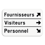 Panneau d'information (3:2) - panneau de signalisation - personnalisable