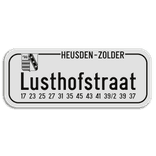 Informatiebord 500x200mm reflecterend met je eigen opdruk