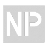 Wegmarkeringssjabloon NP Niet parkeren - PVC spuitmal 5mm
