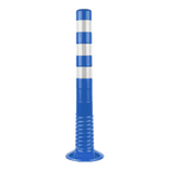 Flexibler Absperrpfosten in Blau – 750 mm hoch und Ø 80 mm