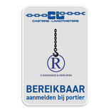 Informatiebord 2:3 reflecterend met je eigen opdruk