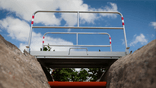 Loopbrug aluminium met leuningen inklapbaar - diverse afmetingen