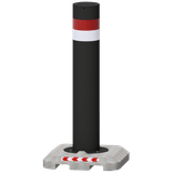 Mobile Poller aus Stahl Ø273x1650mm mit Betonfuß (230kg)