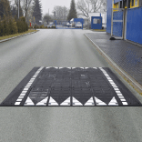 Verkeersplateau TS-MOD-1 modulair rubber - 2700x4000x75mm