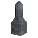 Afzetpaal beton TS1 - 80cm - antracietgrijs