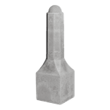 Afzetpaal beton TS2 - 105cm - grijs