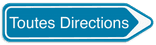 Informatiebord pijl reflecterend met je eigen opdruk