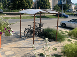 Fietsoverkapping TS-COVER staal voor 5 fietsen