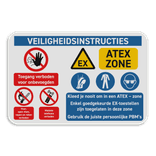 Informatiebord 3:2 reflecterend met je eigen opdruk