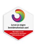 Routebord 250x290mm reflecterend met je eigen opdruk