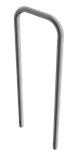 Appui vélo étroit en acier à sceller – 500 x 1400 mm
