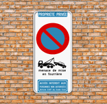 Kit de Supports de Fixation Mural en Aluminium