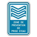 Panneau d'information 2:3 réfléchissant avec votre propre impression