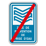 Panneau d'information 2:3 réfléchissant avec votre propre impression