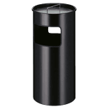 Poubelle 50 L avec cendrier intégré – 4 coloris disponibles