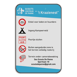 Informatiebord 2:3 reflecterend met je eigen opdruk