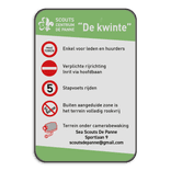 Informatiebord 2:3 reflecterend met je eigen opdruk