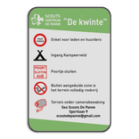 Informatiebord 2:3 reflecterend met je eigen opdruk
