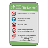 Informatiebord 2:3 reflecterend met je eigen opdruk