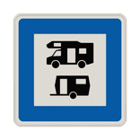 Richtzeichen 365-68 - Wohnmobil- und Wohnwagenplatz