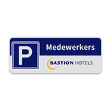 Parkeerbord in huisstijl - 500x200mm